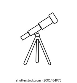 Telescope icon. Telescope. Vector illustration