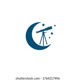 telescope icon vector illustration design template