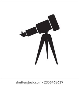 SYMBOL-DESIGN FÜR TELESCOPE-SYMBOL-VEKTORGRAFIK