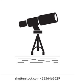 TELESCOPE ICON VECTOR ILLUSTRATION SYMBOL DESIGN
