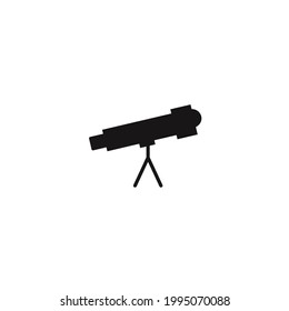 telescope icon vector on a white background