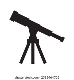 Telescope icon vector sign design template