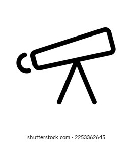 Telescope Icon Vector Symbol Design Illustration