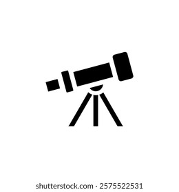 telescope icon vector template design 