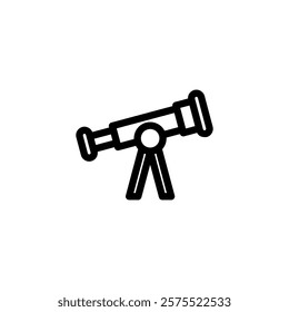 telescope icon vector template design 