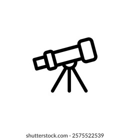 telescope icon vector template design 