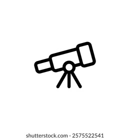 telescope icon vector template design 