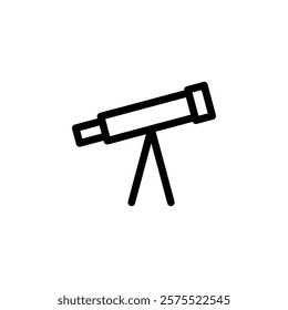 telescope icon vector template design 