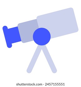 Telescope icon for web, app, infographic, etc