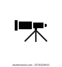 Telescope icon web design in vector