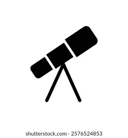 Telescope icon web design in vector