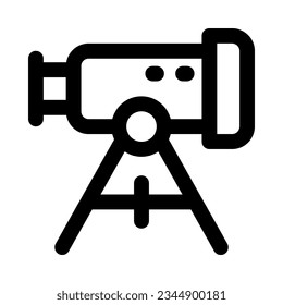 Teleskopsymbol für Ihre Website, Ihr Handy, Ihre Präsentation und Ihr Logo-Design.
