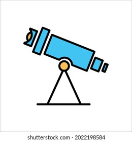 telescope icons symbol vector elements for infographic web
