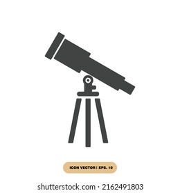 telescope icons  symbol vector elements for infographic web