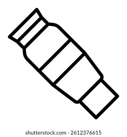 Telescope Lens Vector Line Icon Design
