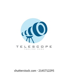 telescope logo design concept monogram 