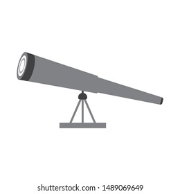 Telescope logo template icon design