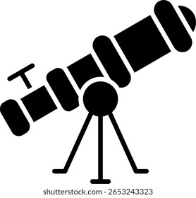 Telescopio Nuevo Vector de diseño de iconos creativos