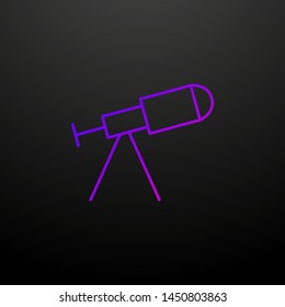 telescope nolan icon. Elements of school set. Simple icon for websites, web design, mobile app, info graphics