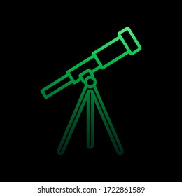 telescope nolan icon. Simple thin line, outline vector of Education icons for ui and ux, website or mobile application