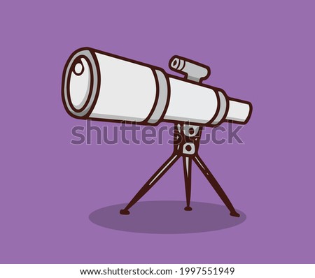 Telescope for observing the stars in the night sky