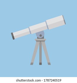 
Telescope on a stand for space exploration and study