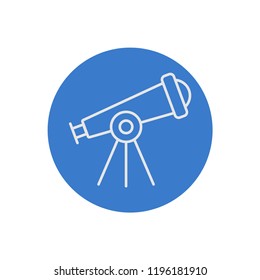 Telescope outline icon