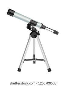 telescope realistic vector illustration isolated