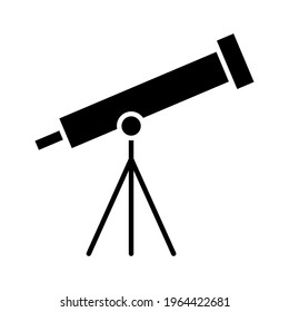 Telescope, science, technology icon vector image. Can also be used for information technology. Suitable for use on web apps, mobile apps and print media.