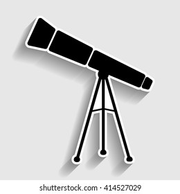 Telescope simple icon