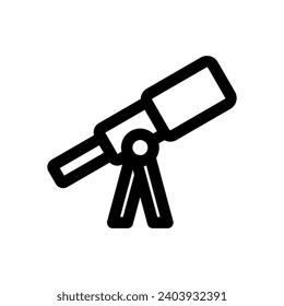 Telescope simple icon design template