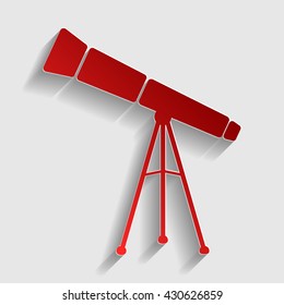 Telescope simple sign