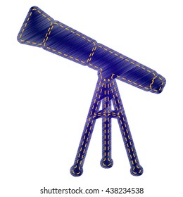 Telescope simple sign