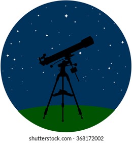 Telescope and stars