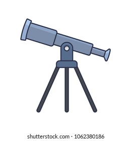 Telescope vector icon