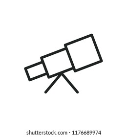 telescope vector icon