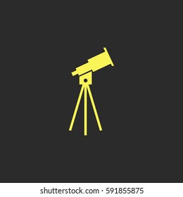 Telescope vector  icon.