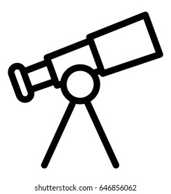 Telescope Vector Icon