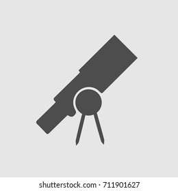 Telescope vector icon eps 10.