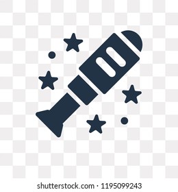 Telescope vector icon isolated on transparent background, Telescope transparency concept can be used web and mobile