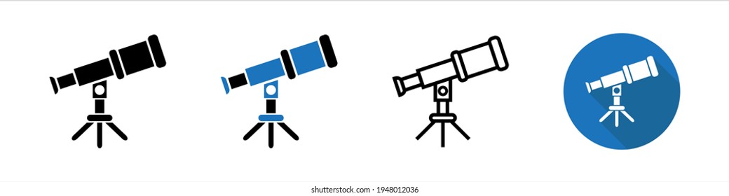 Telescope-Vektorsymbol-Design