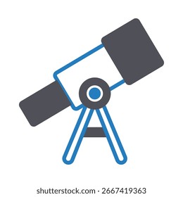 Telescope Vector icon which can easily modify or edit
