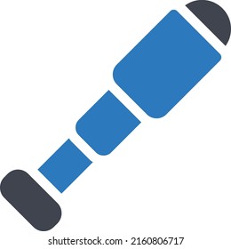 Teleskop, Vektorgrafik auf transparentem Hintergrund. Hochwertige Symbole. Glyphen Vektorsymbole für Konzept und Grafikdesign. 