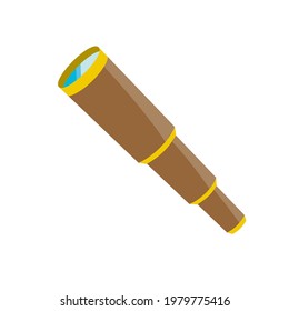 Telescope. Vector illustration that is easy to edit.