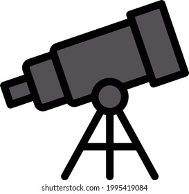 Vektorgrafiksymbol des Teleskop
