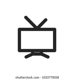 Television with antenna icon