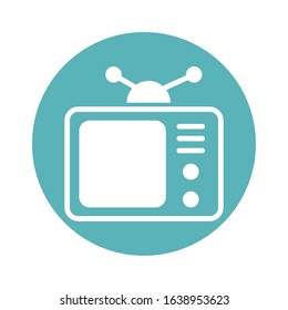 television appliance device isolated icon vector illustration design