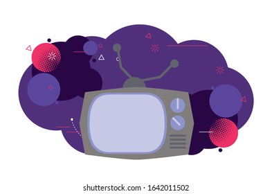 television appliance device isolated icon vector illustration design