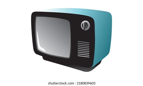 Television Cartoon Vector Art Illustration
