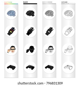 Television, cinema, technology and other web icon in cartoon style.Real, 3G, screen, icons in set collection.